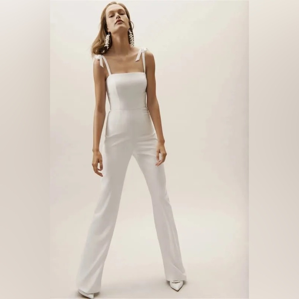 White theia jumpsuit size 10